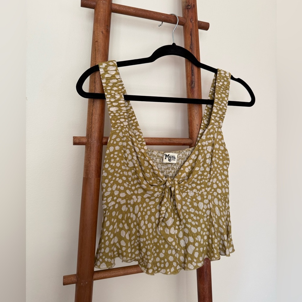 Show Me Your MuMu Patterned Crop Top